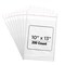 200 Count Resealable Clear Poly Bags Crystal Clear Cellophane Self Seal Envelopes with 10" x 13"